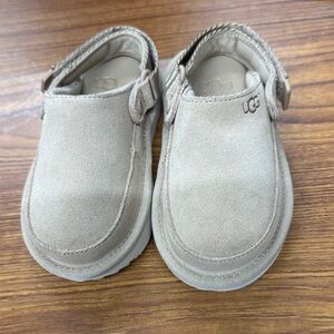 UGG Kids Cream Moccasins